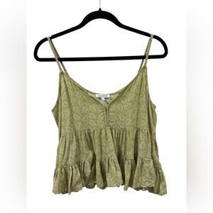 Patrons of Peace Olive Paisley Camisole